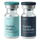 Harbor Steady and Accelerate vials