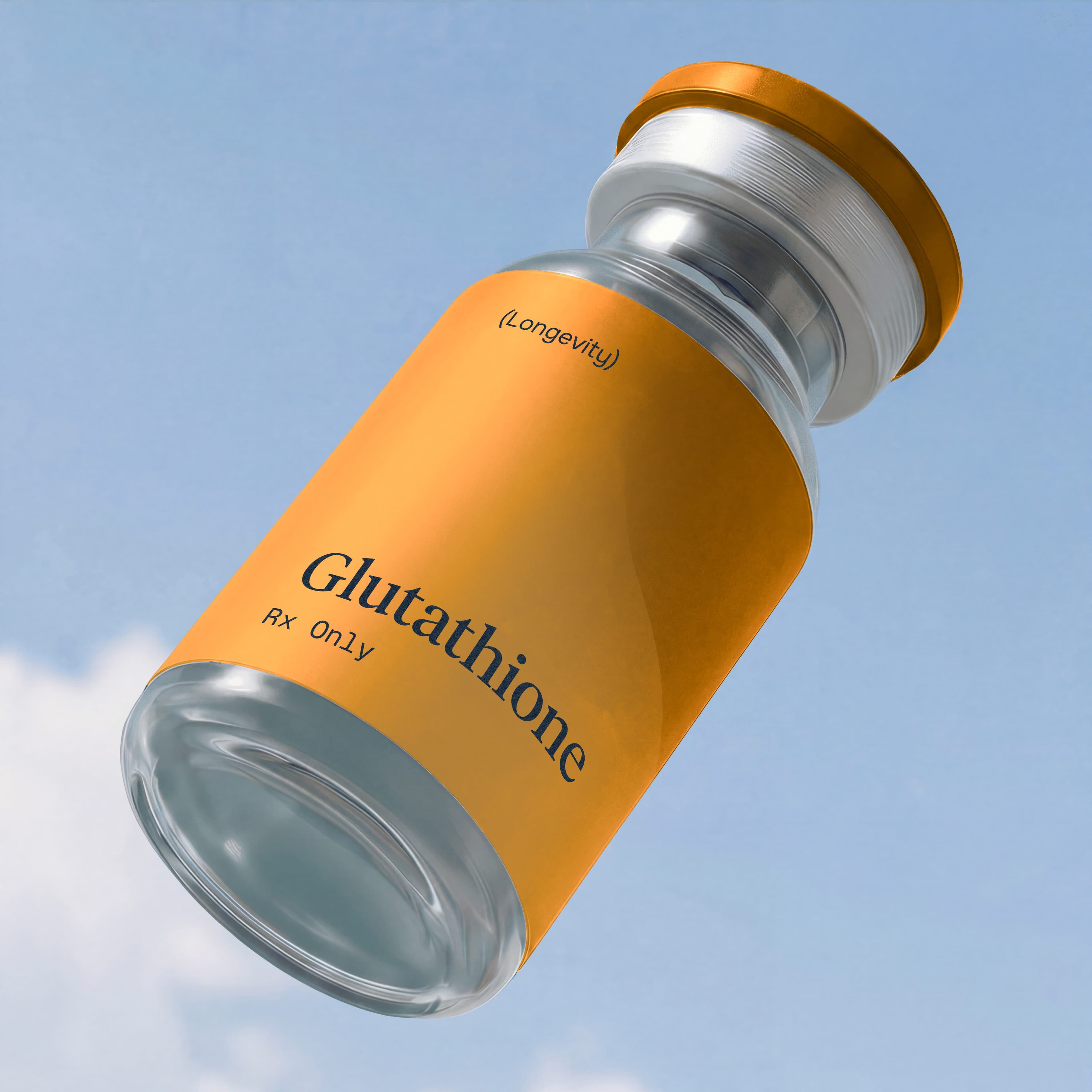 Compounded glutathione vial, prescription only, prescribed by a Harbor physician