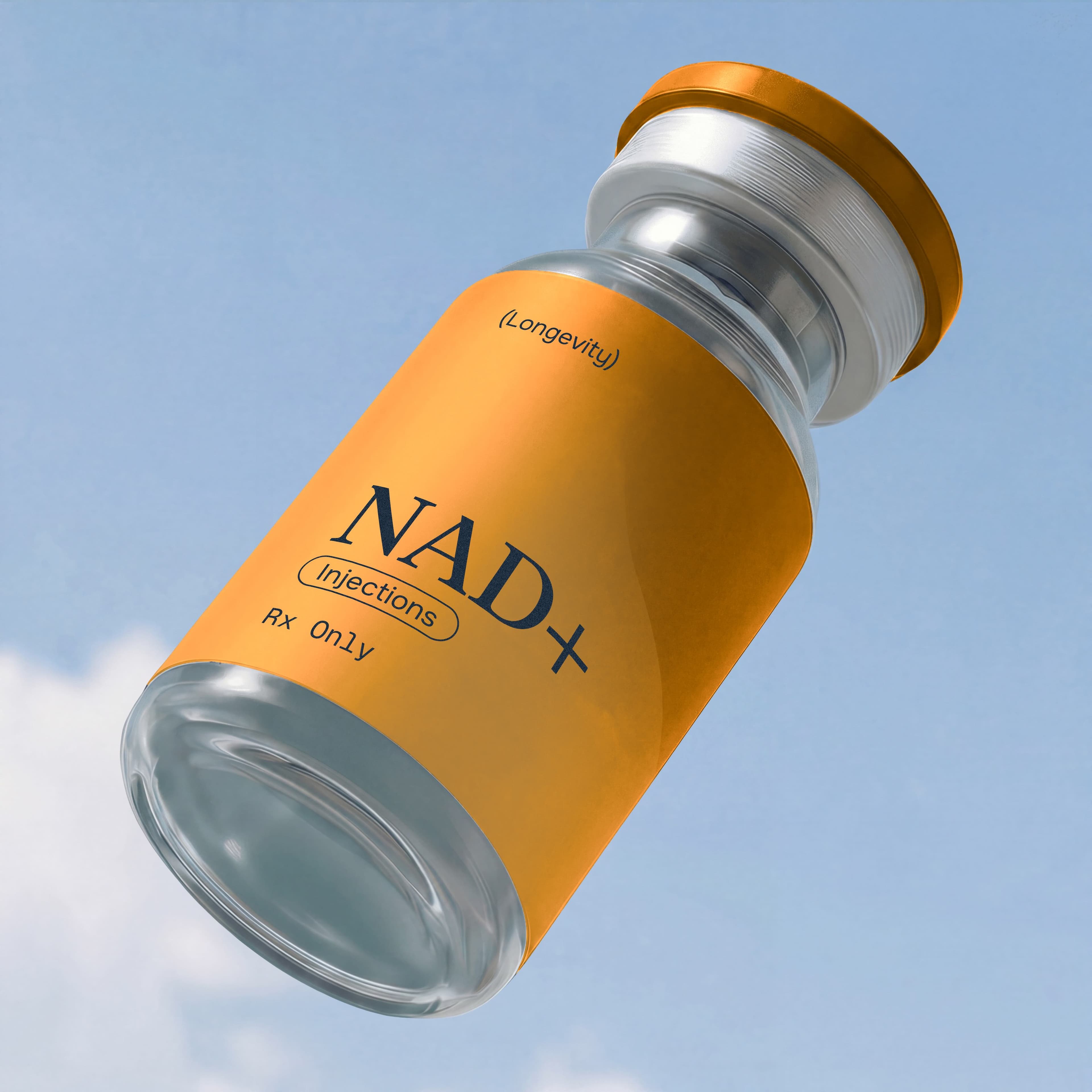 Compounded NAD+ vial, prescription only, prescribed by a Harbor physician